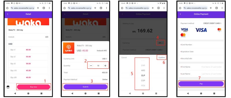 wakatv recharge code