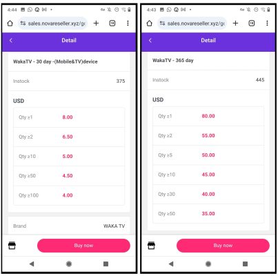 wakatv recharge codes