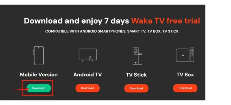 waka tv cellphone